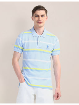 U.S. POLO ASSN. - Blue Short Sleeves Polo T-Shirt