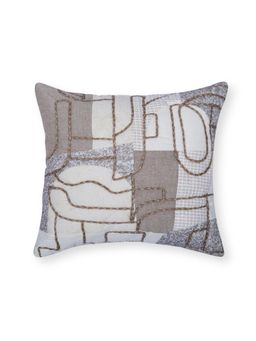 BELIHODE - Abstract Wanderer Mosaic Hand Crafted Cushion Covers (16x16 inches)