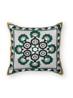 BELIHODE - Mandala Charm Floral Cushion Covers (16x16 inches)
