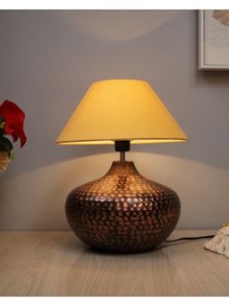 Homesake - Antique Table Lamp Guard Golden Shade