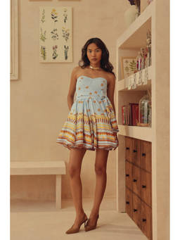 Sage By Mala - Blue Azulejo Dress
