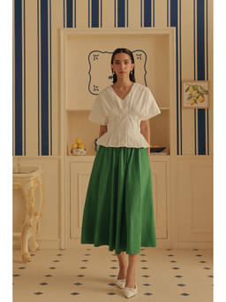 Sage By Mala - White Esmeralda Top