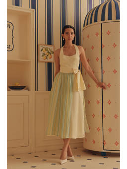 Sage By Mala - Yellow Gelato Dress with Detachable Overskirt