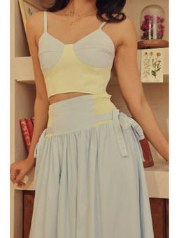 Sage By Mala - Yellow Limonata Crop Top