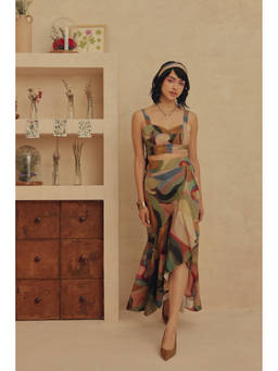 Sage By Mala - Multi-Colour Murano Skirt