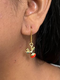 Digital Dress Room - Christmas Reindeer Charm Earrings