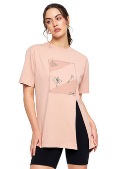 CAMLA - Women Peach Cool T Shirt