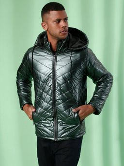 Campus Sutra - Men Stylish Solid Winter Casual Jackets