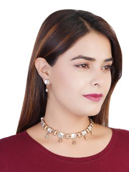 Estele - Gold Plated Fascinating Necklace Set for Women