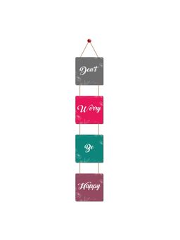 Art Vibes - Positive Quotes Wooden Square Wall Hanging for Living Room