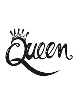 Art Vibes - Queen Decorative Wooden Wall Hanging for Home Decoration