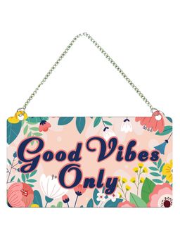 Art Vibes - Good Vibes Only Wooden Wall Hanging for Home Decoration