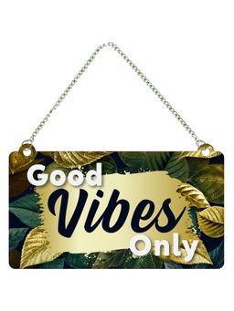 Art Vibes - Good Vibes Only Wooden Wall Hanging for Home Decoration