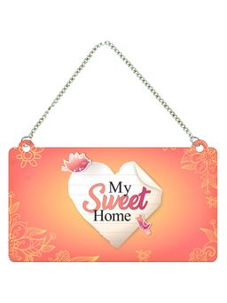 Art Vibes - My Sweet Home Wooden Wall Hanging for Home Decoration