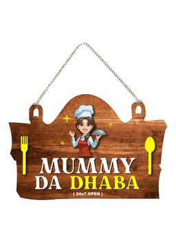 Art Vibes - Kitchen Quotes Wooden Wall Hanging for Home Decoration