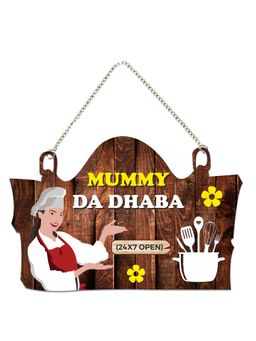 Art Vibes - Kitchen Quotes Wooden Wall Hanging for Home Decoration