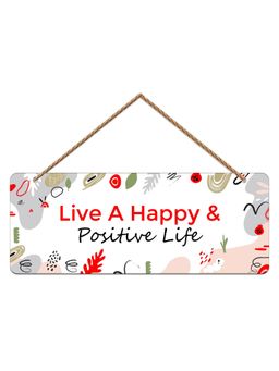 Art Vibes - Positive Quote Wooden Wall Hanging for Home Decoration
