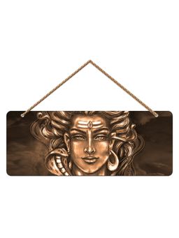 Art Vibes - Lord Shiva Wooden Wall Hanging for Home Decoration