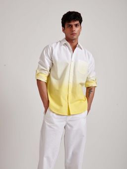 The Clothing Factory - Ombre Shirt- Yellow