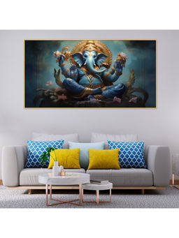 Dekorstation - Lord Ganesha Canvas Wall Painting