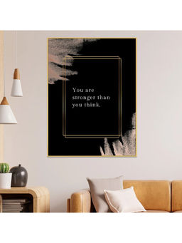 Dekorstation - Strength Ind Canvas Art Motivation Quotes Printed Canvas Wall Painting