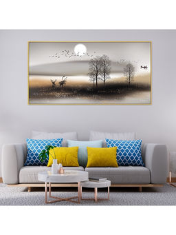 Dekorstation - Moon Tree Forest Nature Canvas Wall Painting