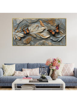 Dekorstation - Butterfly 3D Modern Art Premium Canvas Wall Painting