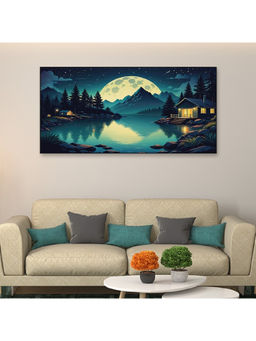 Dekorstation - Serene Landscape Illuminated By The Soft Canvas Wall Painting
