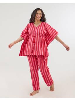 Phutari - Bubble Gum Chill Jams Cotton Co-Ord Set