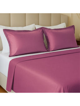 Mayfair Homes London - 100 % Cotton 144Tc King Size Fitted Bedsheet Set With 2 Pillow Covers