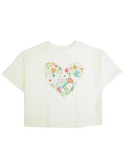 My Milestones - Girls Drop Shoulder Sleeves Pure Cotton Top