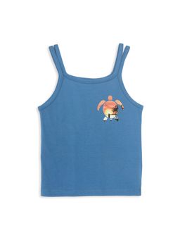 My Milestones - Girls Graphic Double Spaghetti Top