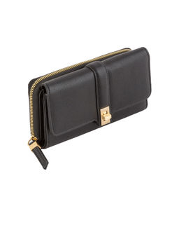 CARPISA - Womens Tri-Fold Wallet Black