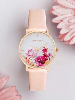 Joker and Witch - Joker & Witch Rosaline Pink Pu Strap Watch