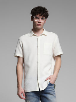 Jack & Jones - White Regular Fit Shirt
