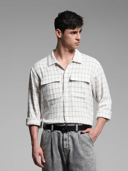 Jack & Jones - White Oversized Fit Shirt