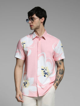 Jack & Jones - Pink Comfort Fit Shirt