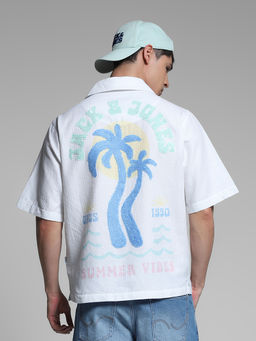 Jack & Jones - Oversized Fit White Shirt