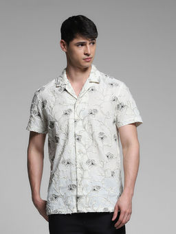 Jack & Jones - Comfort Fit Beige Shirt