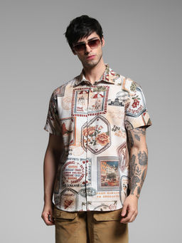 Jack & Jones - Beige Regular Fit Shirt