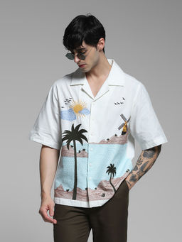 Jack & Jones - Oversized Fit White Shirt