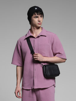 Jack & Jones - Oversized Fit Purple Shirt