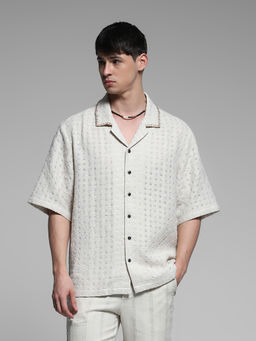 Jack & Jones - Oversized Fit Beige Shirt