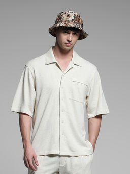 Jack & Jones - Oversized Fit Beige Shirt