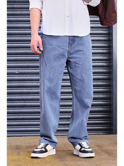 Snitch - Grind Light Blue Denim Baggy Casual Jeans