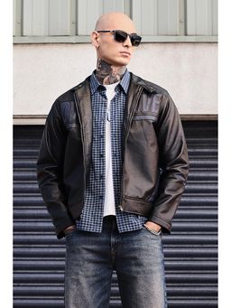 Snitch - Grind Black Full Sleeves Regular Casual Jacket