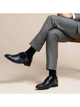 Metro - Men Blue Formal Derbies