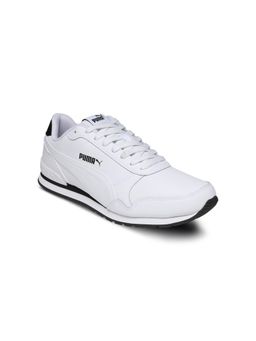 Puma - Unisex White ST Runner V2 Sneakers