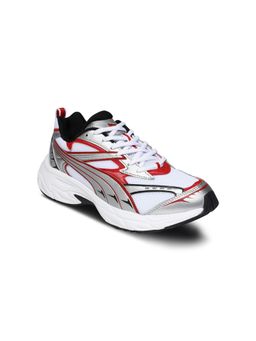 Puma - Unisex White Morphic Glossy Print Sneakers
