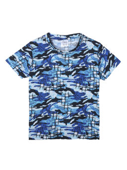 ANTHRILO - Cotton Rich Graffiti Camouflage Short Sleeve T-Shirt